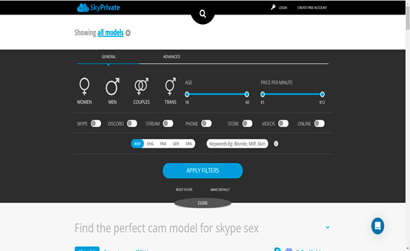 SkyPrivate Models Thumbnails